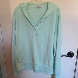 Sincerely Jules Mint Green/Blue Women's Hoodie XL